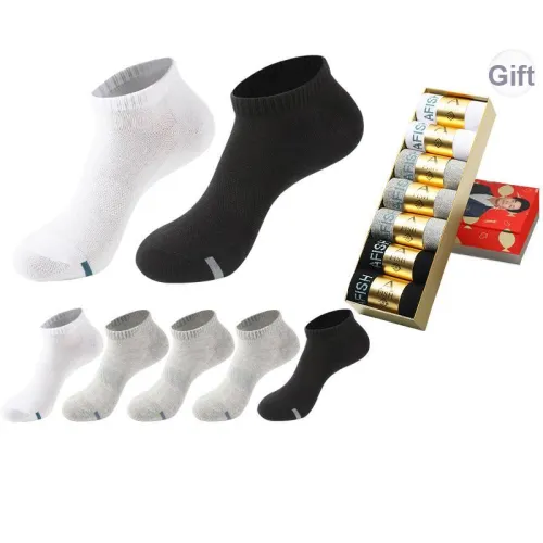 AFISH Низкие носки Мужские 7 пар Подарочная коробка Упаковка