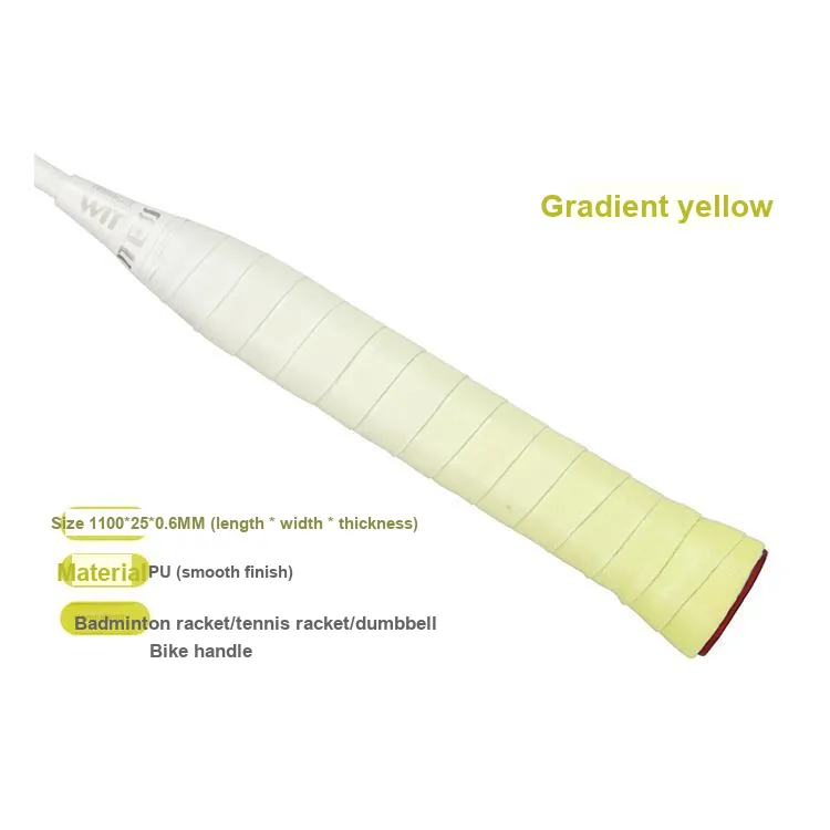 WITESS Badminton Grip Tape Macaron Color Palette 6 Colors To Choose PU Thin 1100*25*0.6mm-28