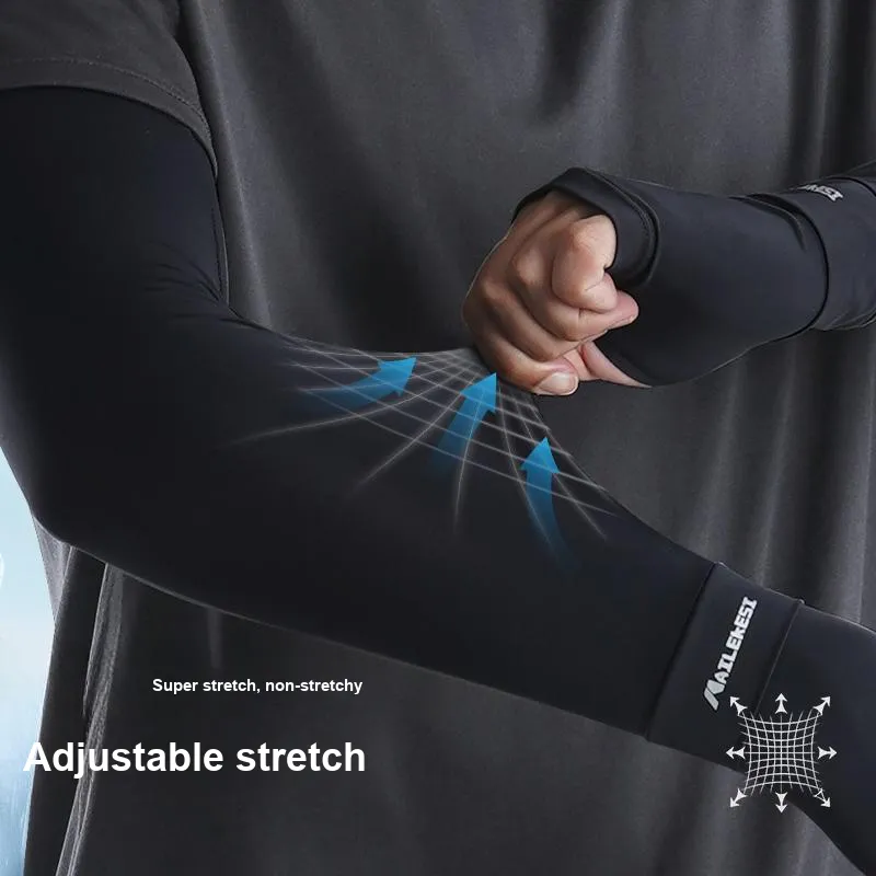 NAILEKESI Cycling Gear Cycling Arm Sleeves Unisex-2