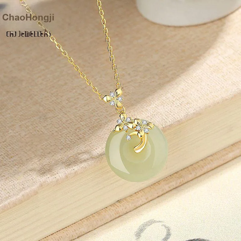 CHAOHONGJI Chalcedony Necklaces Women's-2