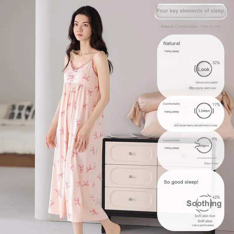 MIIOW Cool One Summer Series Nightgown Women's Pink-1