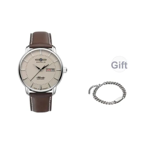 ZEPPELIN Автоматический Механический Часы Мужские Циферблат Белый