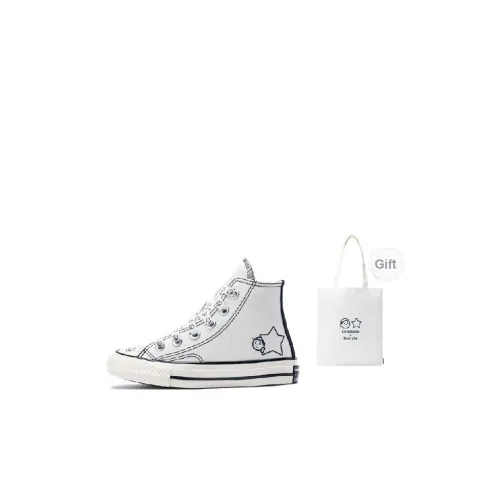 Noritake x Конверс Высокие Кеды KIDS Белые Детские 3-7 лет