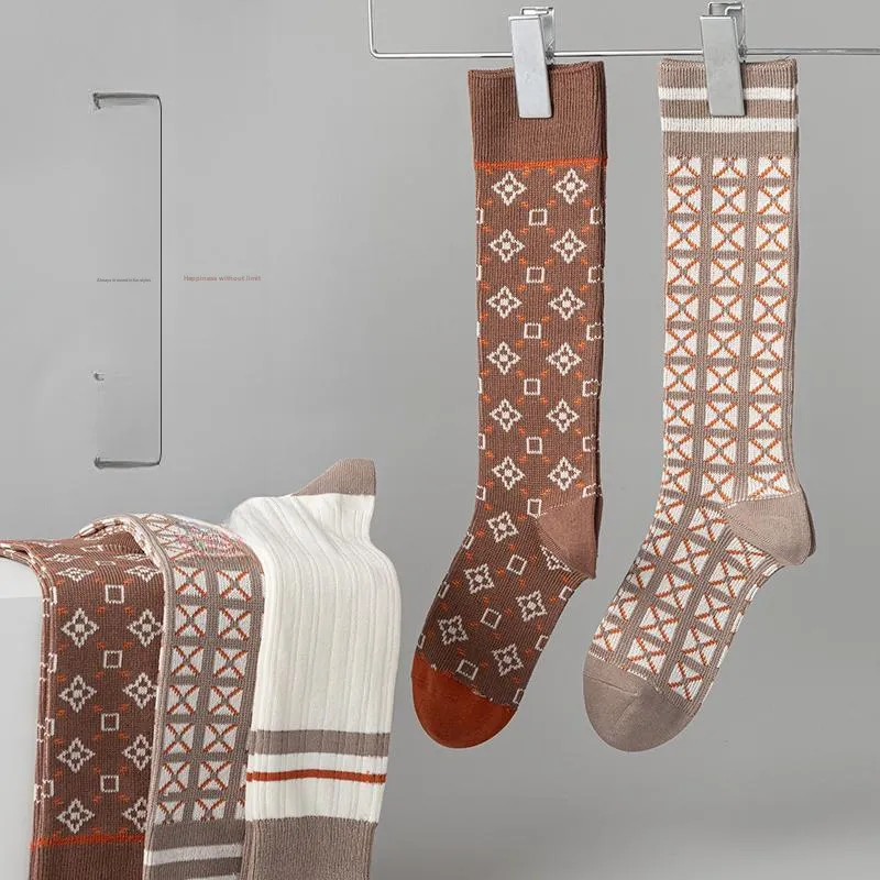 JIAZINI Knee High Socks Women's Combo Set-11