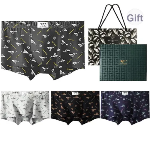 SEPTWOLVES Нижнее белье Подарочная коробка Мужской 4 пачки