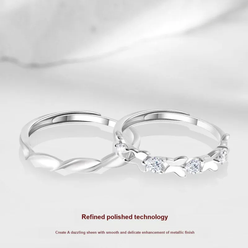 Master Kim Niche Luxury Advanced Touch Adjustable Opening Ring Unisex-4