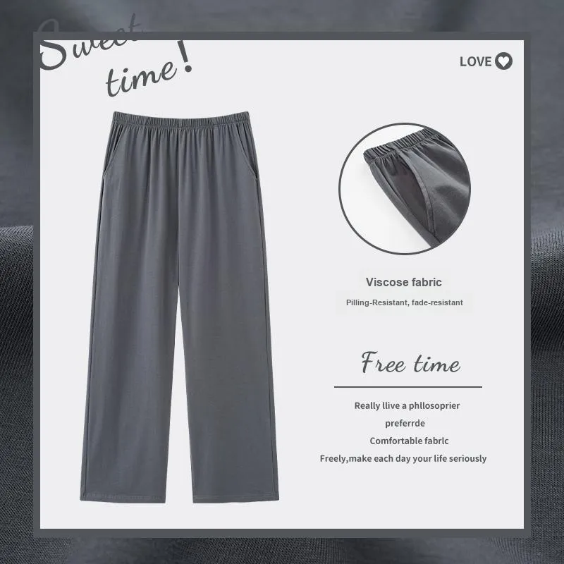 GOSO Pajama Pants Women's Cold Smoke Gray-1