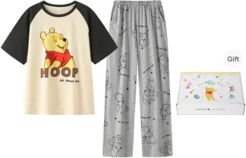 Gongdie x Disney Pajama Set Women's Gift Box Set Apricot