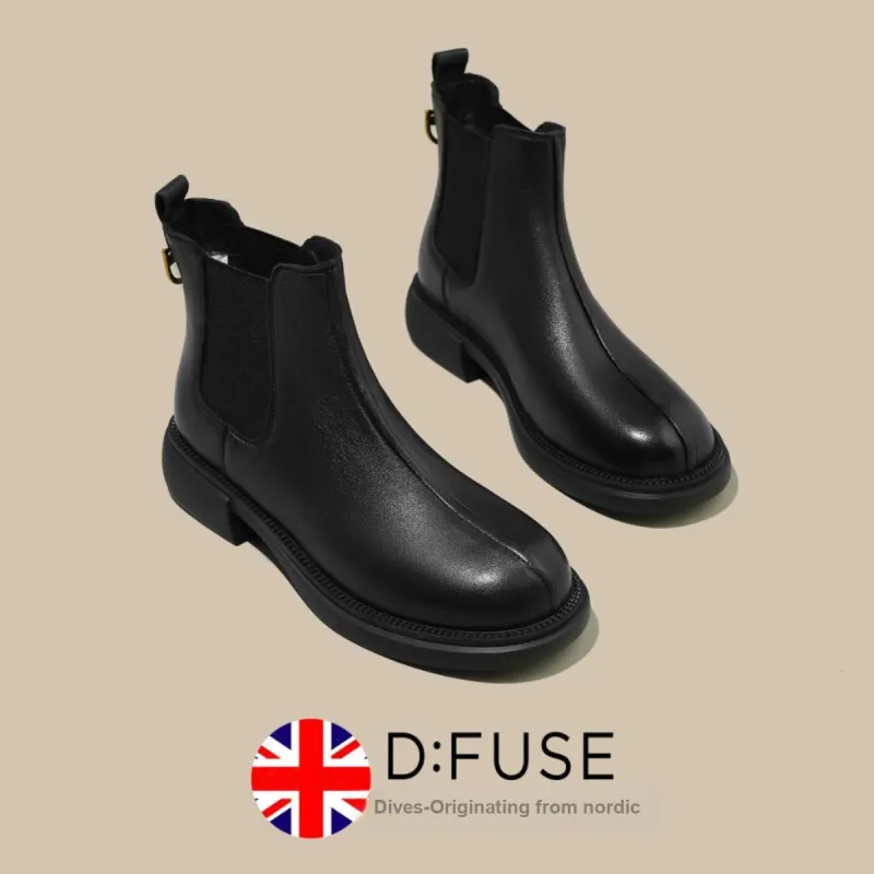 D:FUSE SCANDINAVIA Short Chelsea Boots 3.5cm Women's-3