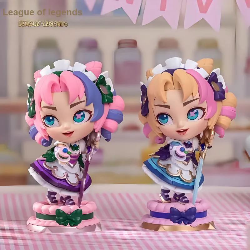 LEAGUE OF LEGENDS Coffee Sweetheart Gwynne Regular Edition & Vanilla Cappuccino Colorful Edition Chibi Figures-1