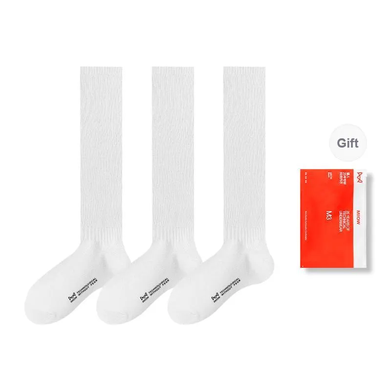 MIIOW Knee-High Socks Women's Shopping Bag 3 Pack-29
