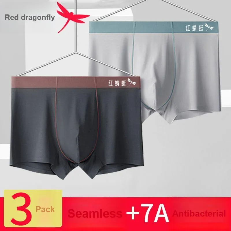 RED DRAGONFLY Modal Seamless Underpants Men's 3 Piece Gift Box Set-8
