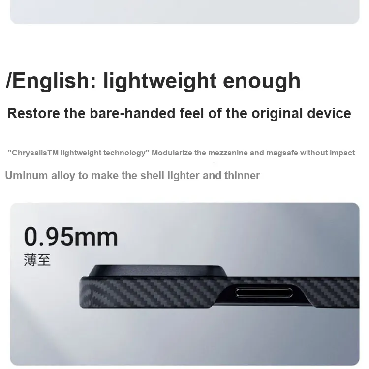 PITAKA Aramid Material MagSafe Magnetic Extra Thin Premium Extreme Phone Cases Compatibility With 15/16/Plus/Pro/Pro Ma-1