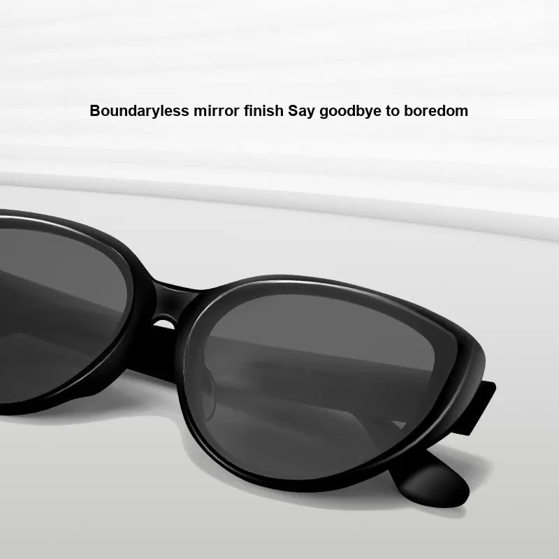 LOHO Plate Frame Cat Eye Driving Outdoors Travel Photography Sun Protection Ultraviolet Sunglasses Unisex-9