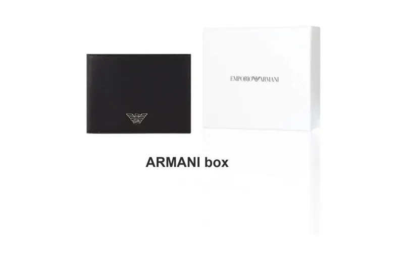 EMPORIO ARMANI Polyester Wallet Regular Men's Black-0