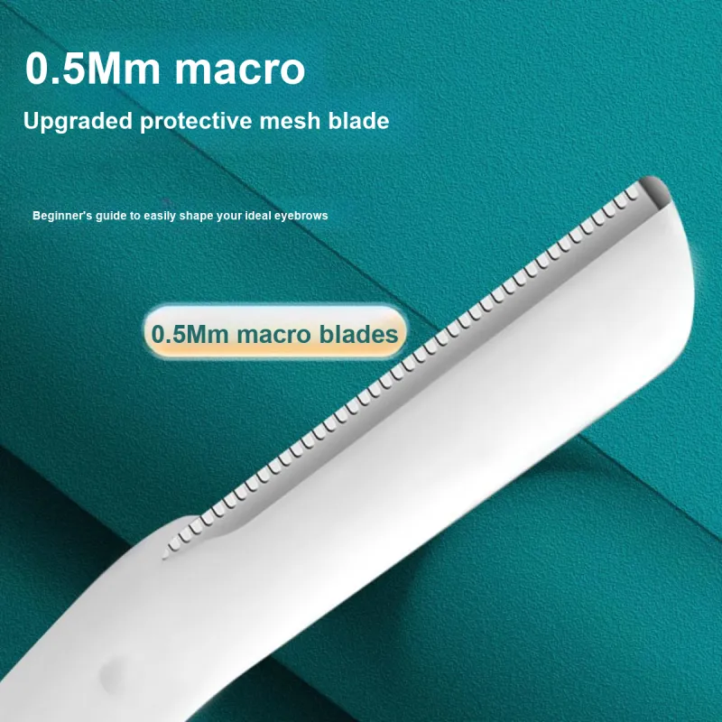 SHANGYELAMEILA 5 Pcs Eyebrow Grooming Tools For Women's, Safe Men's Eyebrow Razor And Clippers Eyebrow Razor-4