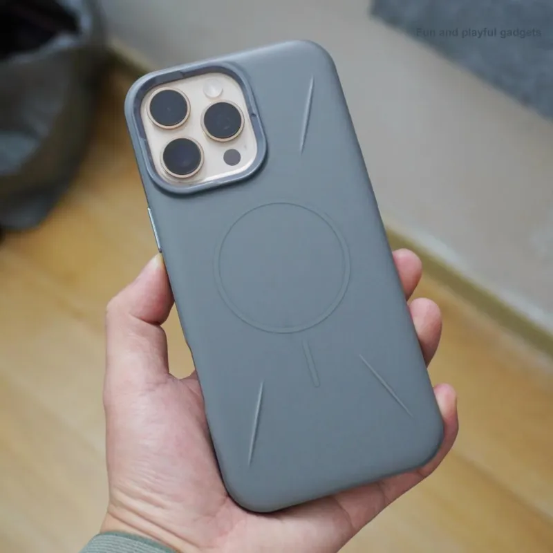 PENGKEXING PC Material Elegant Fine Magnetic Ring Phone Cases Compatible With IPhone 16 Pro Max/15 Plus/14/13/12-3