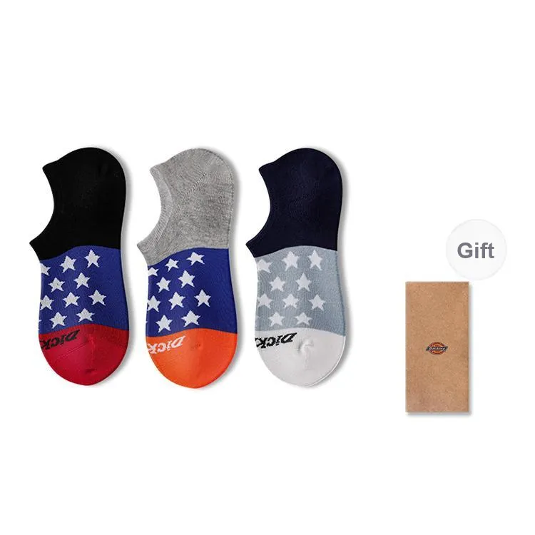 Dickies Sweat-Wicking Cute Invisible No-Show Socks Unisex-12