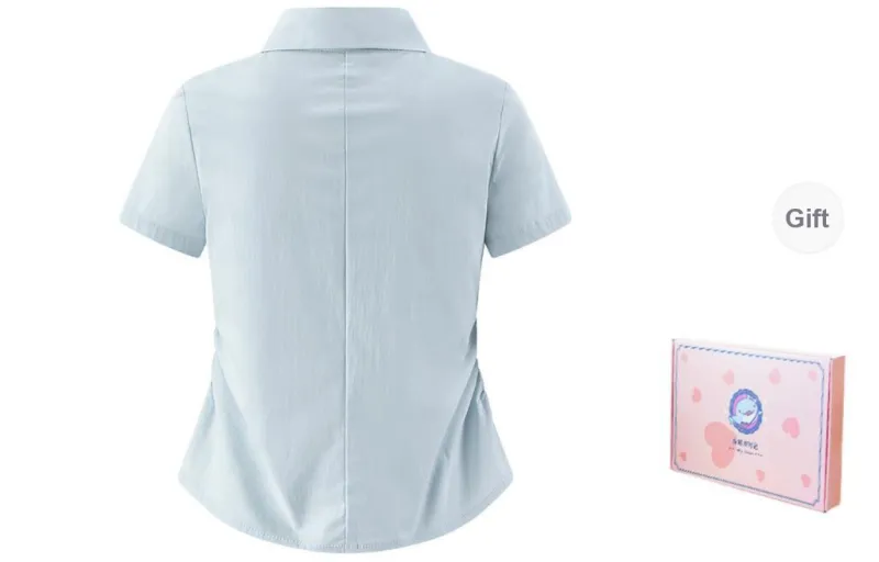 Tokyo Season Shirt Women's Gift Box Set Qing Law Medium Blue-1