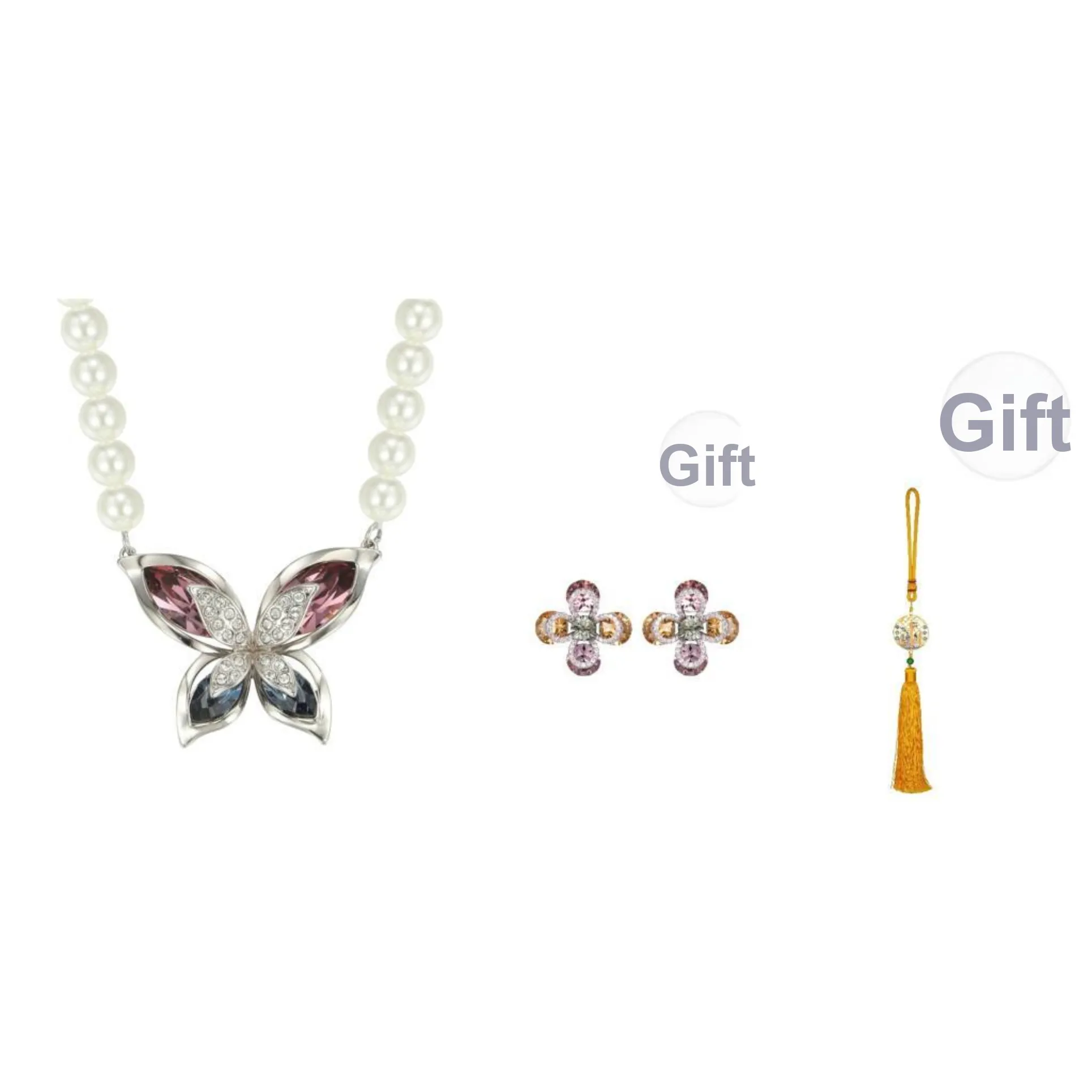 XUPING Сплав Искусственный жемчуг Ожерелья Женские