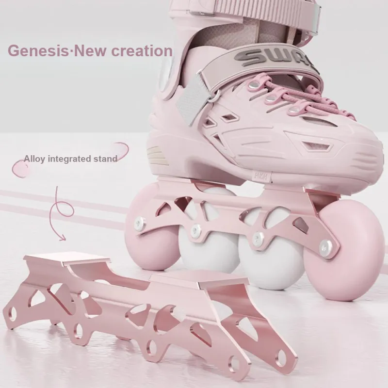 Sway Roller Skates TPR/PP Eco Friendly Material Casual Freestyle Dual Use Unisex S/M/L Pink/Blue-0