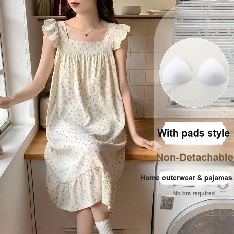OUSHIBO Nightgown Women's Image Color-2