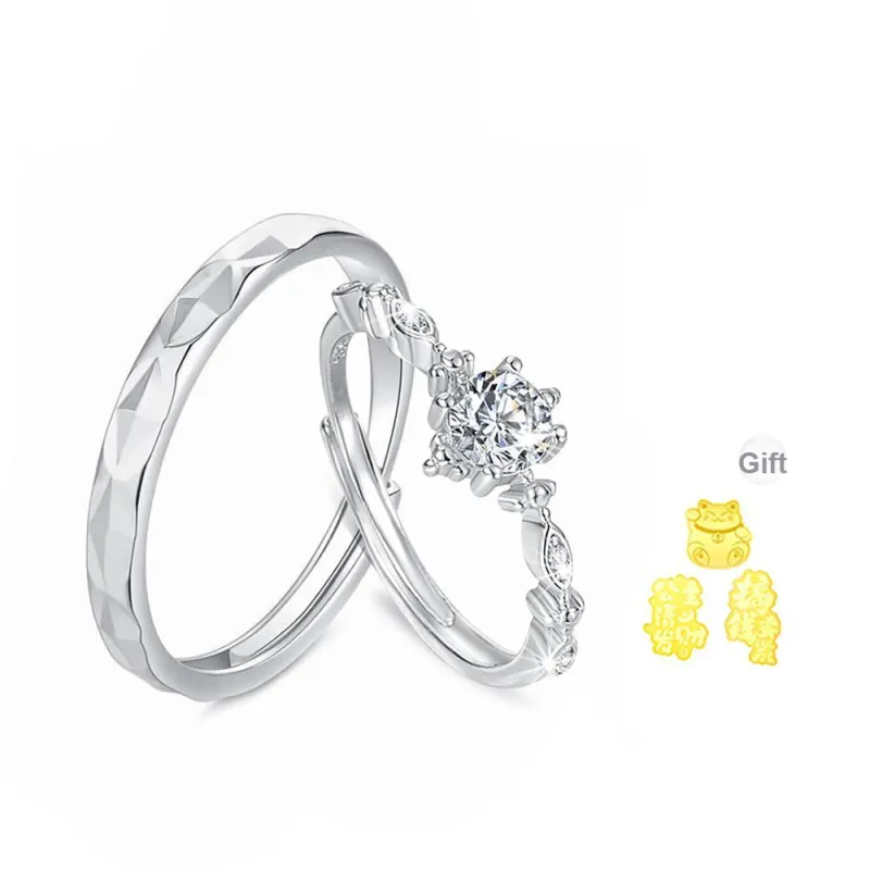 NRO Love Confession Couple Rings Unisex-8