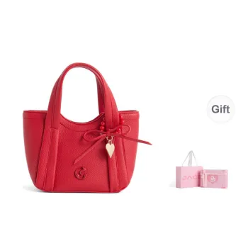 JACD PU Handbag Regular Women's Red Berry Juice