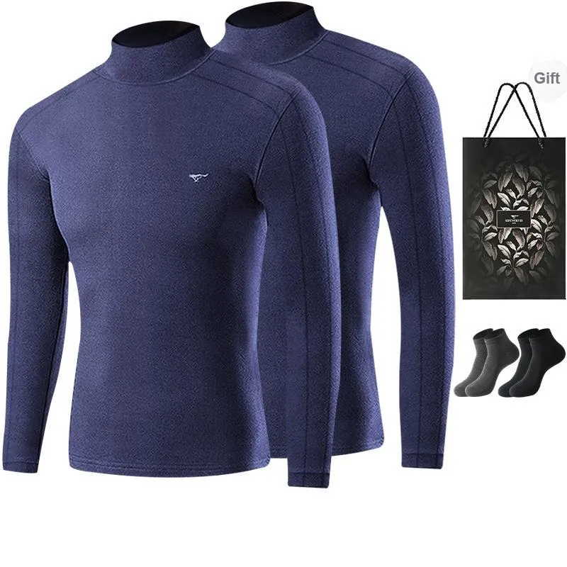 SEPTWOLVES Thermal Top Men's 2 Pack+Shopping Bag-8