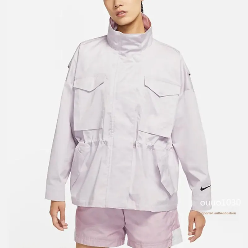 Nike Jackets Women's Light Gray-2