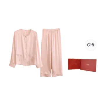 JINSANT Pajama Set Women's Peach Overflow Pink