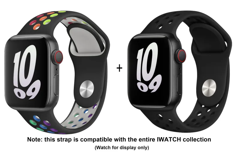 ZHISHENG Apple Compatibility Watch Band 38~45mm Silicone Material-9