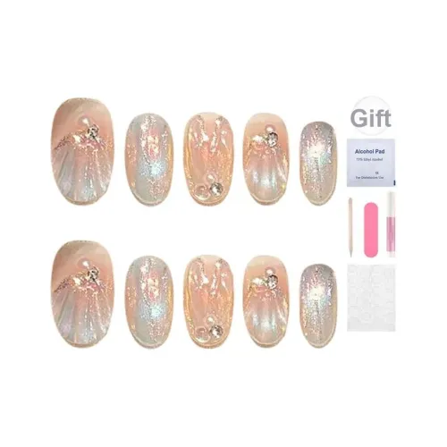 YUNYUEQIAO 3D-эффект Русалка Эфирный Нежно-розовый Аврора Мечтательный Градиентный Mermaid Princess Фальшивая Погоня