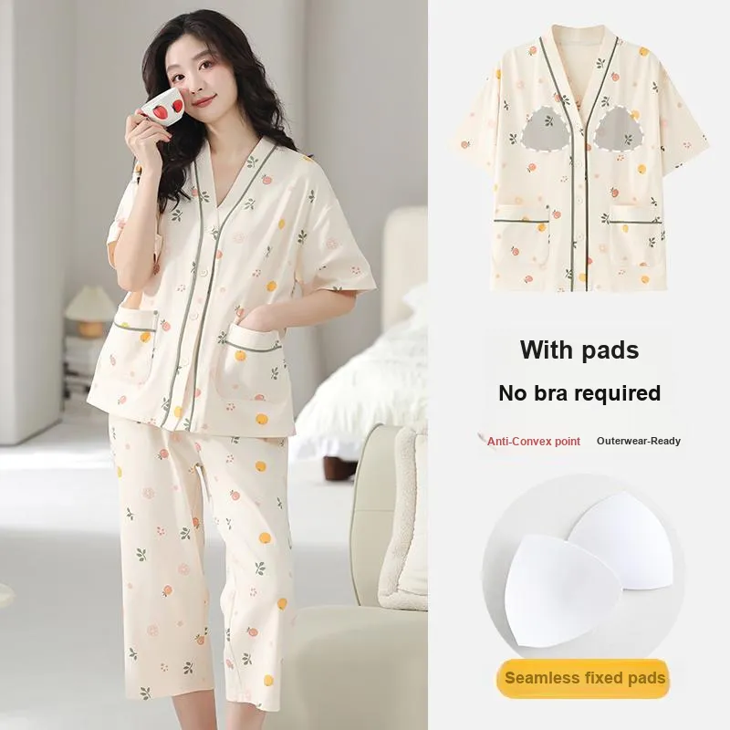 MADALLO Pajama Set Women's Apricot-1