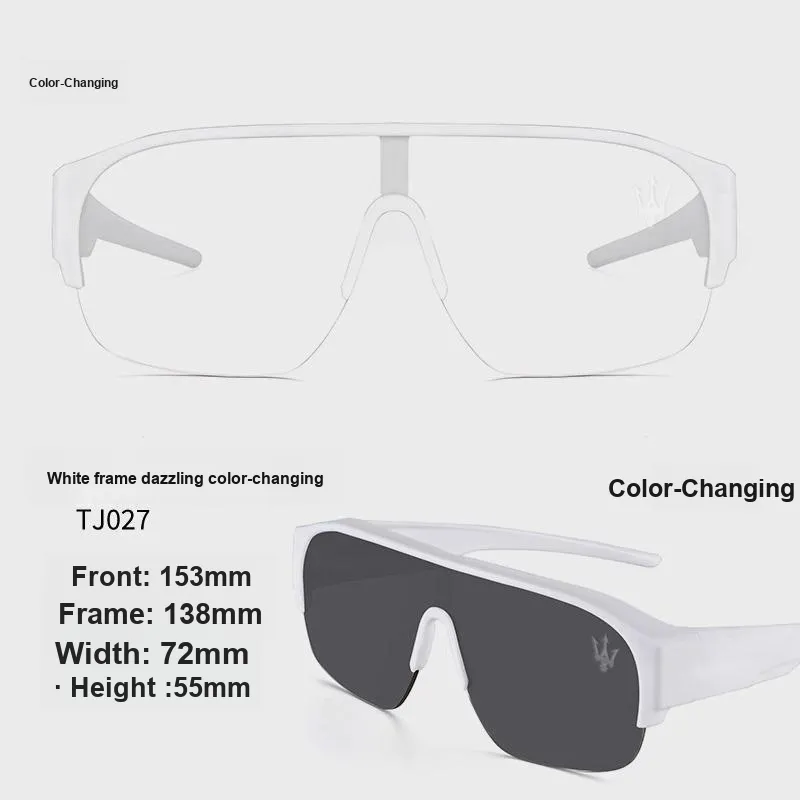 Maserati TR90 Irregular Shape Sunglasses Unisex-3