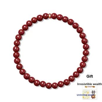 HELA DE HAI Cinnabar Jade Bracelets Women's