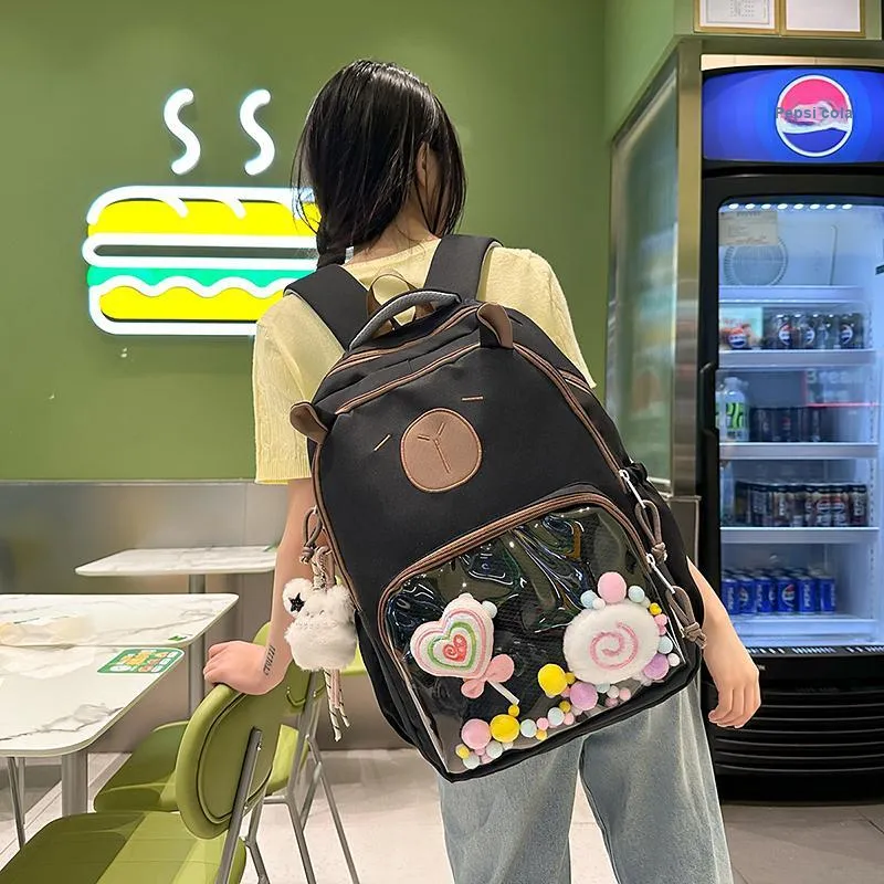 Debecca Nylon Backpack Tubas Unisex-11