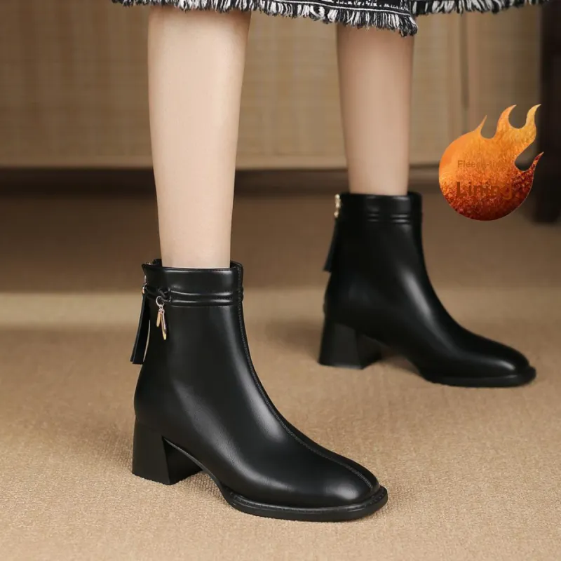 WESTLINK Ankle Boots 5.2cm Women's Black-2