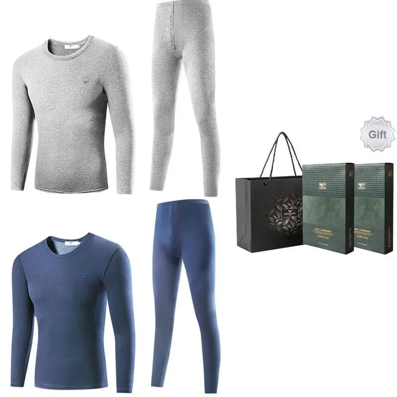 SEPTWOLVES Thermal Set Men's 2 Sets With Box Included-17
