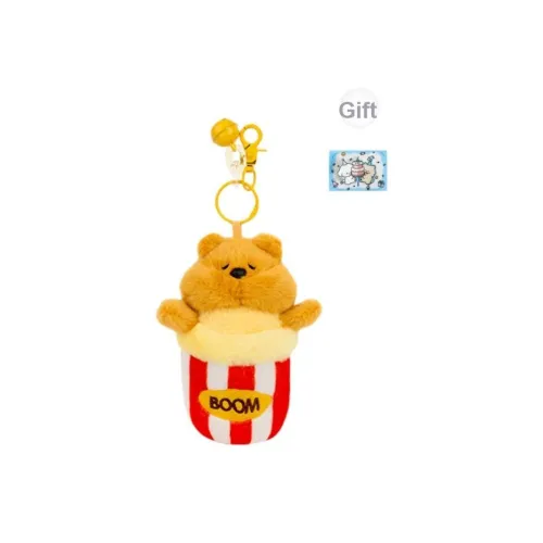 BANLI Милый B Медведь Кролик Мороженое Попкорн Куклы Плюшевый Брелок 14 см Рекомендуемая высота