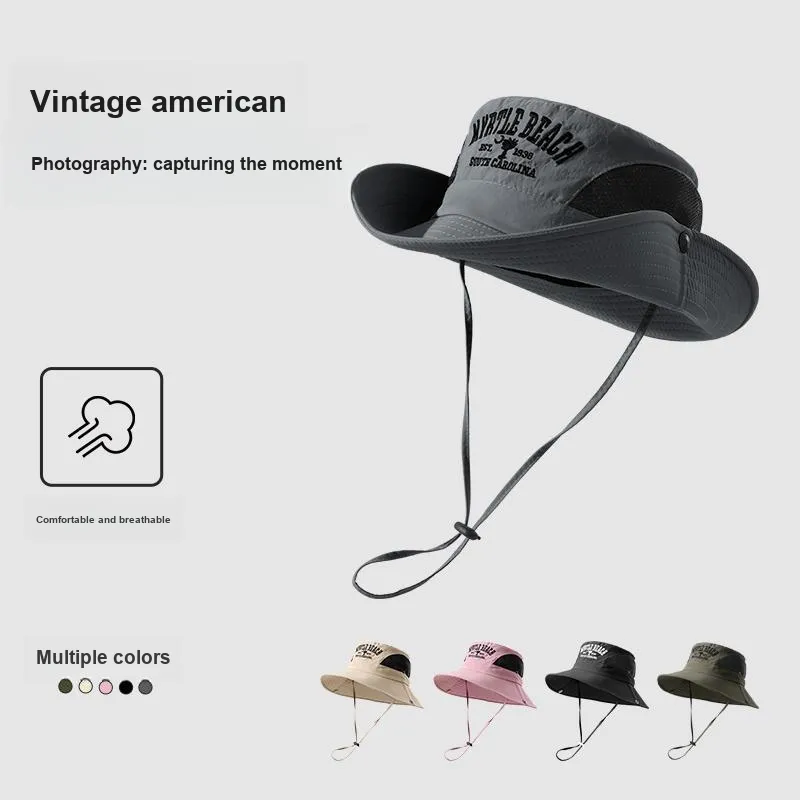 YUZHAOLIN Polyester Bucket Hats Unisex-1