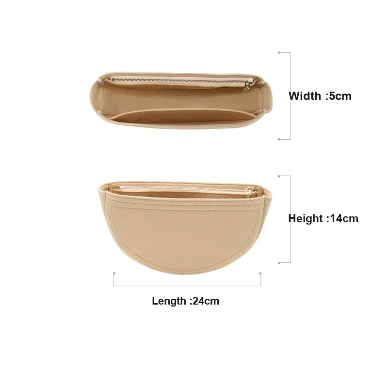 Jingxi Felt Bag Accessory Women's Beige-2