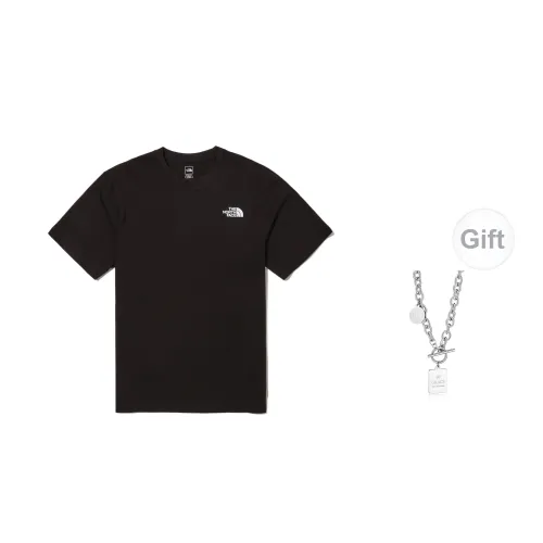 THE NORTH FACE T-Shirts Unisex Black+Necklaces