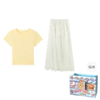 TWOPLUMGIRLS Two Piece Skirt Sets Women's