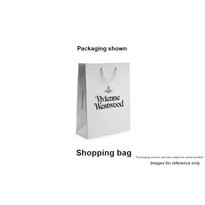 Vivienne Westwood Cow Leather Card Holder Women's Silver-4
