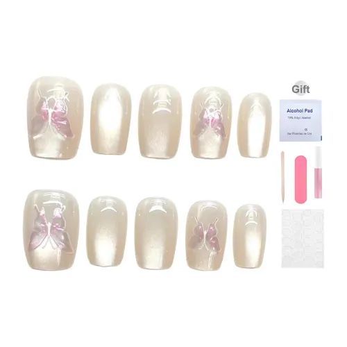 BDQC Ледяной Прозрачный Кожа Комплиментирующий Кошачий Глаз Бабочка Фальшивая Погоня Короткий ЛАДДЕР Однотонный Милый 15мм