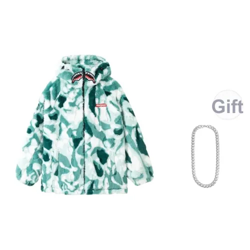 SPRAYGROUND Velvet Feel Пальто Унисекс Темно-зеленый