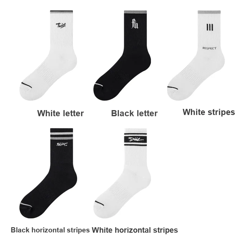 H YXIANG Mid Calf Socks Men's 5 Pack-1