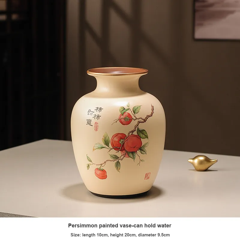 Watermelon Vine Ceramic Vase Decorative Item-1