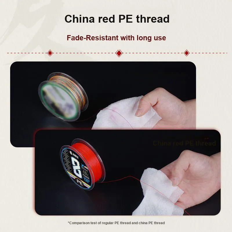 Dragon King Of The Sea Fish Line Main Line Lure Line Anti Bite Line PE Thread 100m 150m Fishing Line-3